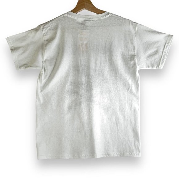 GrrCon Hacker Cybersecurity Convention T-Shirt Youth Medium White Dinosaur NEW - Picture 2 of 8